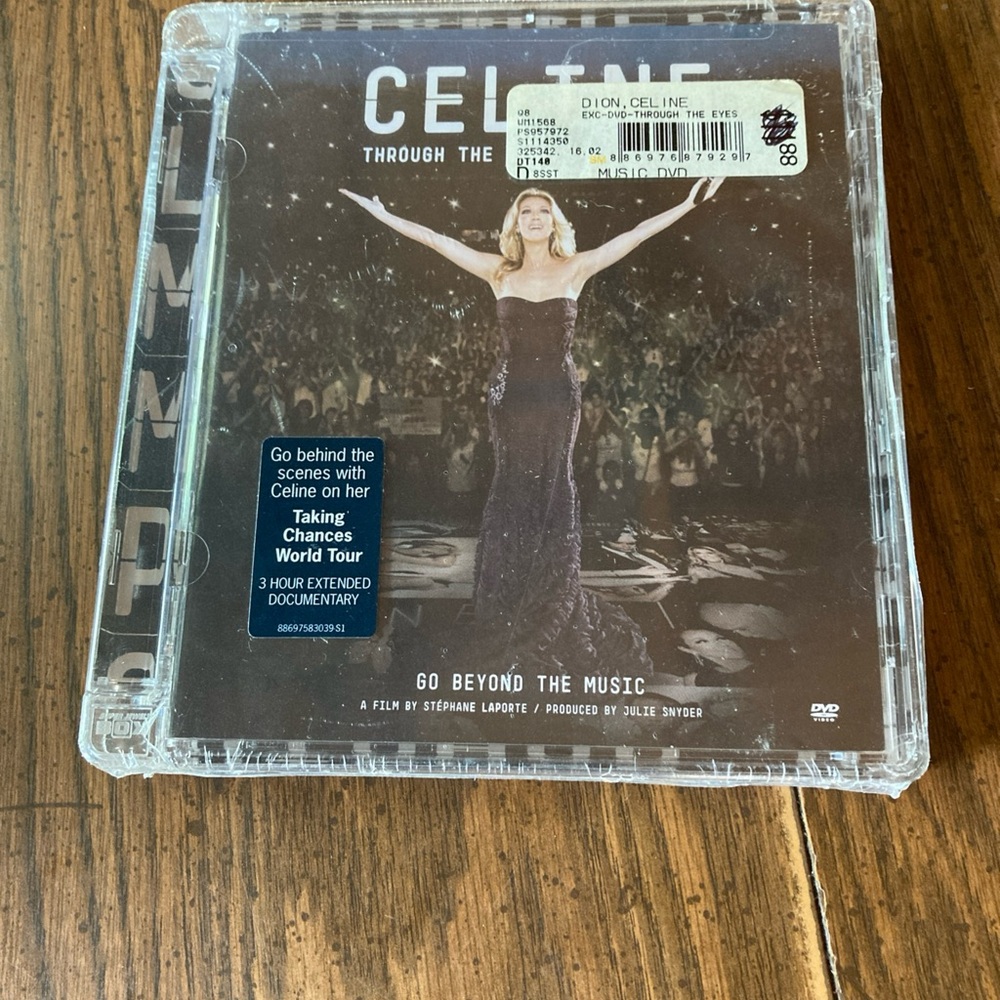 Celine: Through the Eyes of the World DVD new sealed
